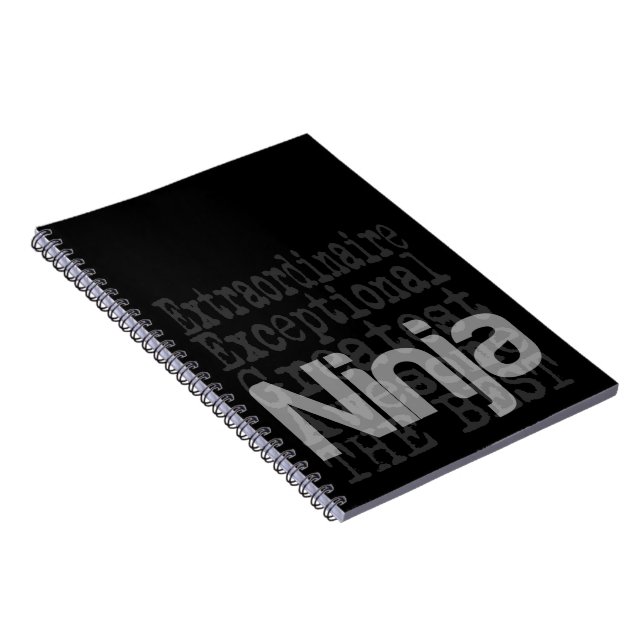Caderno Espiral Ninja Extraordinaire (Lado Direito)