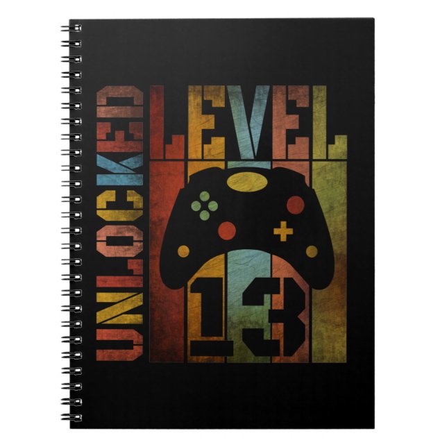 CADERNO ESPIRAL NÍVEL 13 DESBLOQUEADO (Frente)