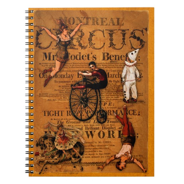 Caderno Espiral No circo (Frente)