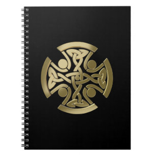 Caderno Espiral Nó de ouro Céltico