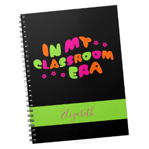 Caderno Espiral No Notebook Da Era Da Minha Sala De Aula