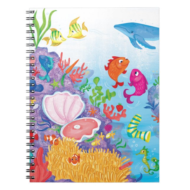 Caderno Espiral No Oceano (Frente)
