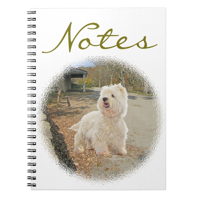 Caderno Espiral No Outono (Frente)
