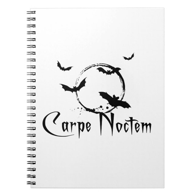 Caderno Espiral Noctem de Carpe (Frente)