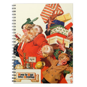 Caderno Espiral Noite antes do Natal