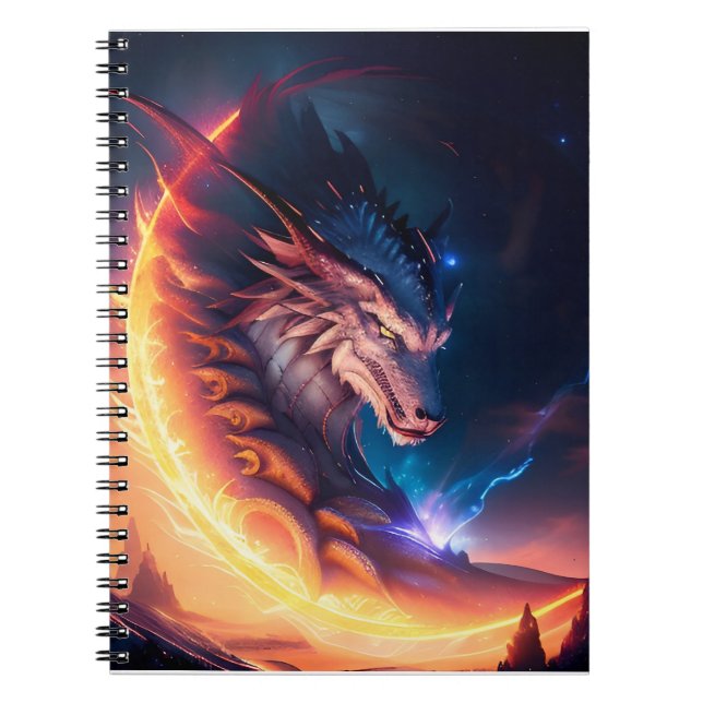 Caderno Espiral Noite de Fogo do Dragão (Frente)