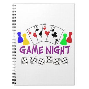 Caderno Espiral Noite de Jogos