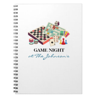 Caderno Espiral Noite de Jogos em Família - Registro de Pontuação