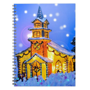 Caderno Espiral Noite de Natal