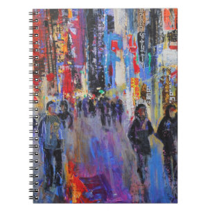 Caderno Espiral Noite de Tokyo