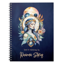 Caderno Espiral Noite Estelar Celestial Inanna Mística Deusa