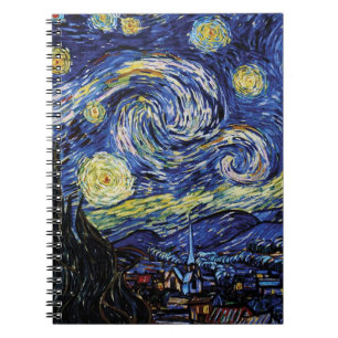Caderno Espiral Noite Estrelada