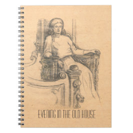 Caderno Espiral Noite na casa antiga