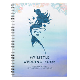 Caderno Espiral Noiva de Casamento Sereia Sob O Mar