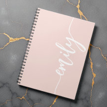 Nome da Caligrafia Rosa na moda Blush