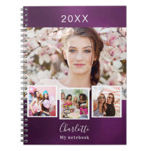 Nome da colagem de fotos roxas