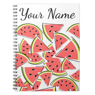 Caderno Espiral Nome da melancia
