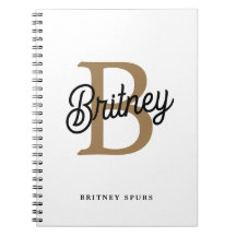 Nome do Monograma Elegante Moderno Script Dourado