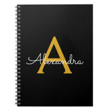 Nome do Monograma Rapariga de Script Moderno Doura