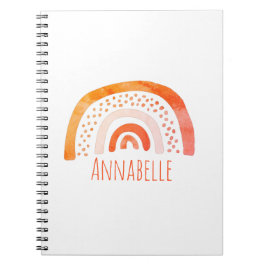 Caderno Espiral Nome feminino primeiro arco-íris