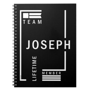 Caderno Espiral Nome Joseph