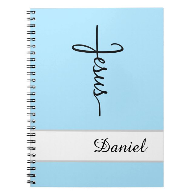 Caderno Espiral Nome Personalizado (Frente)