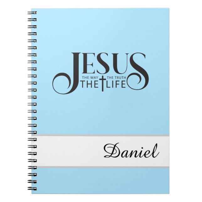 Caderno Espiral Nome Personalizado (Frente)