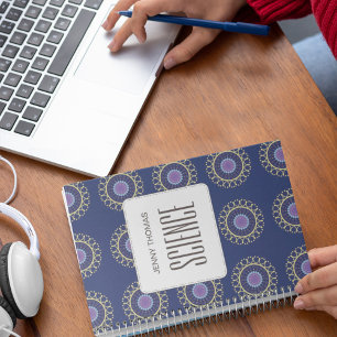 Caderno Espiral Nome Personalizado do Estudante