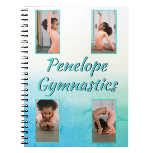 Caderno Espiral Nome Personalizado, Esporte e Fotografia do Gradie (Frente)