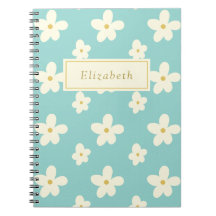 Nome Personalizado Personalizado Daisy Floral Cute