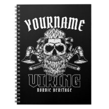 NOME Personalizado Viking Nordic Warrior Heritage