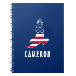 Caderno Espiral Nome USA Flag American Eagle America 4 De Julho