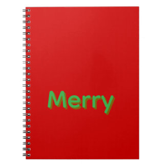 Caderno Espiral Nome Verde Alegre em Vermelho