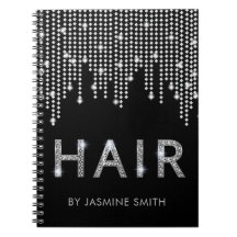 Nomeação chique à moda do cabelo do diamante