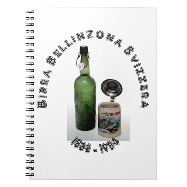 Caderno Espiral Nootbook Birra Bellinzona Svizzera (Frente)
