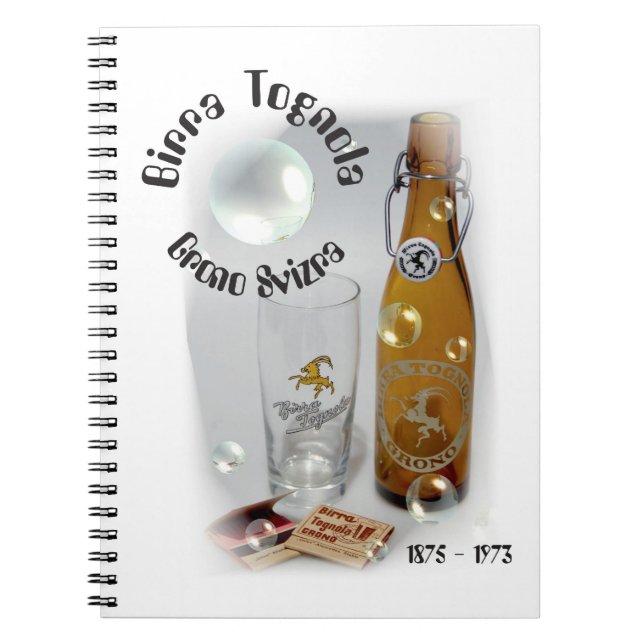 Caderno Espiral Nootbook Birra Tognola Grono Svizra (Frente)