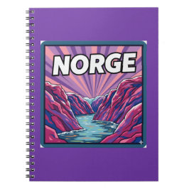 Caderno Espiral Norge Norway Geirangerfjords Fjords Notebook