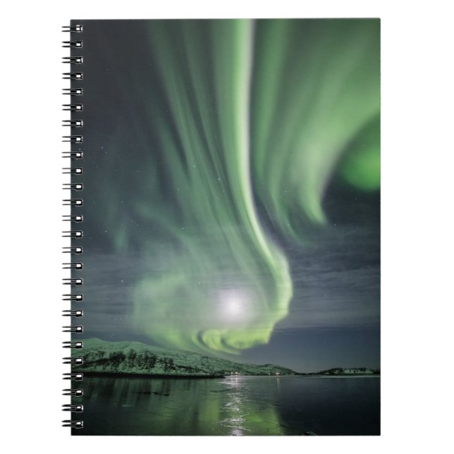 Caderno Espiral Norte Lights Noruega (Frente)