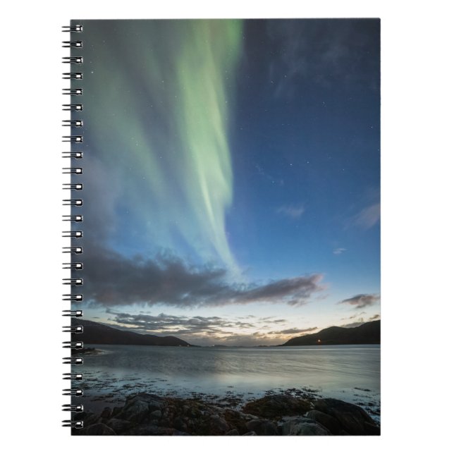 Caderno Espiral Norte Lights Noruega (Frente)