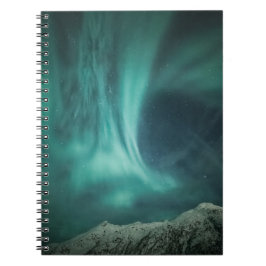 Caderno Espiral Norte Lights Noruega
