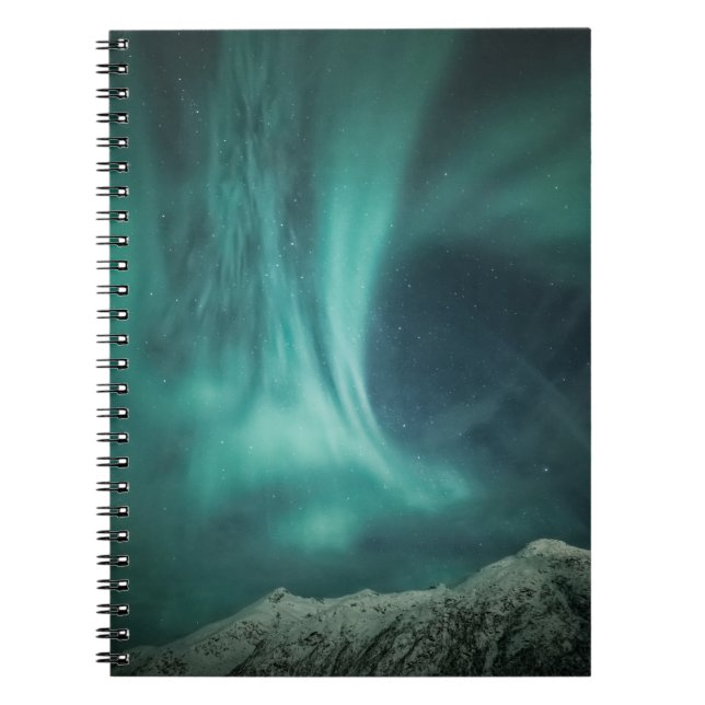 Caderno Espiral Norte Lights Noruega (Frente)