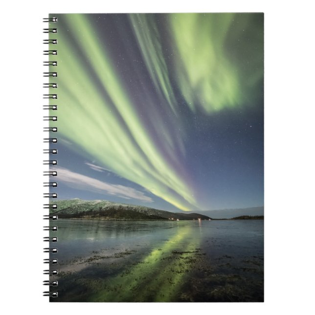 Caderno Espiral Norte Lights Noruega (Frente)