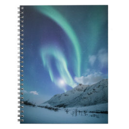 Caderno Espiral Norte Lights Noruega