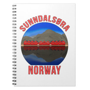 Caderno Espiral Noruega Sunndalsøra Viagem Norueguês