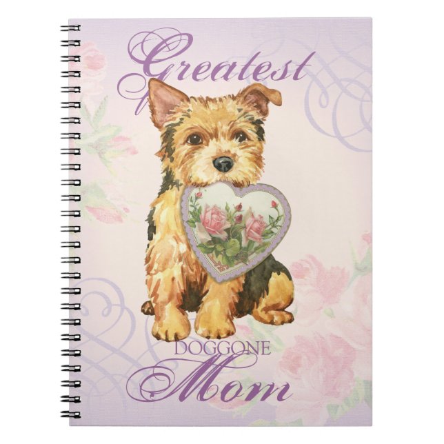 Caderno Espiral Norwich Heart Mãe (Frente)