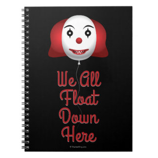 Caderno Espiral Nós todos flutuamos para baixo aqui