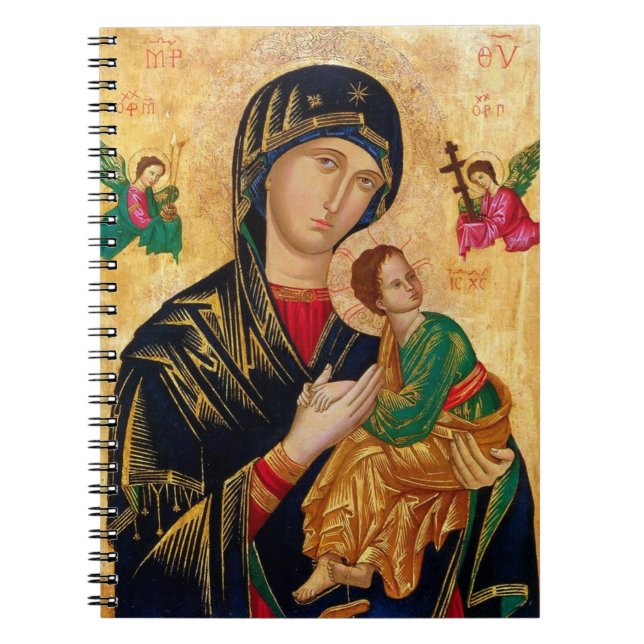 Caderno Espiral Nossa Senhora da Ajuda Perpétua (Frente)