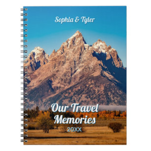 Caderno Espiral Nossas memórias de Viagem, nomes e anos de morte,