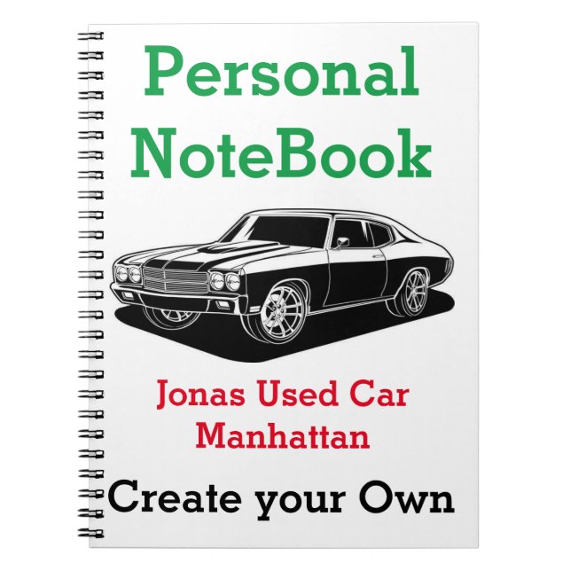 Caderno Espiral NotaBook (Frente)