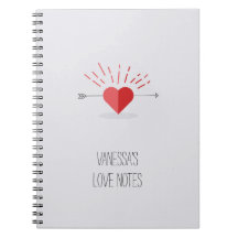 Notas customizáveis do amor